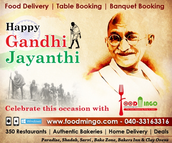 Wish you all a very happy Gandhi Jayanthi